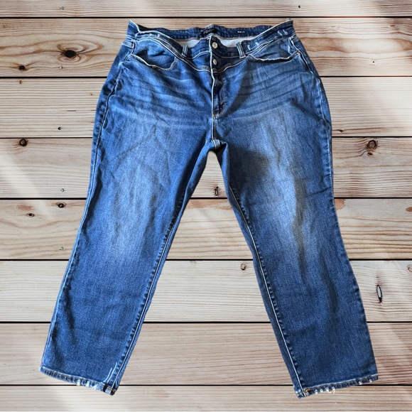 Judy Blue Denim - Judy Blue Los Angeles Womens Slim Fit Jeans Mid Rise Size 24W